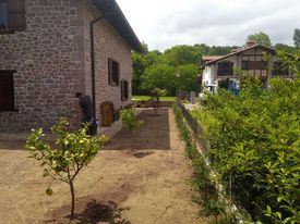 jardinería en finca